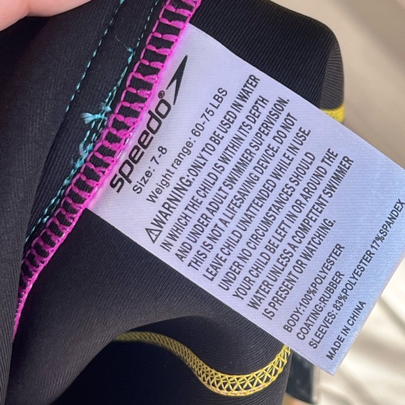 Speedo Kids UV Learn to Swim Thermal Suit Pink - Picture 6 of 10